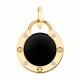 Золотая подвеска Diamant 51-330-02657-1 с фианитом и агатом