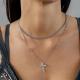 Серебряная подвеска TALANT 51-72-000S-26831 с кристаллом Swarovski