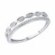 Кольцо из белого золота Diamant 52-210-00489-1 с бриллиантом