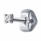 Одиночная серьга из белого золота Diamant с бриллиантом 52-227-01926-1