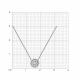 Колье из белого золота Diamant 52-270-02092-1 с бриллиантом