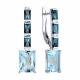 Золотые серьги Diamant 52-321-02457-1 с топазом и Лондон топазом