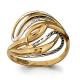 Золотое кольцо AQUAMARINE 52858