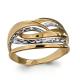 Золотое кольцо AQUAMARINE 52886
