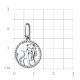 Серебряная подвеска Знак зодиака Лев TALANT 55-72-0000-13092
