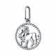 Серебряная подвеска Знак зодиака Лев TALANT 55-72-0000-13092