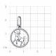 Серебряная подвеска Знак зодиака Телец TALANT 55-72-0000-13093
