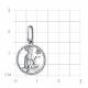 Серебряная подвеска Знак зодиака Дева TALANT 55-72-0000-13094