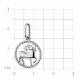 Серебряная подвеска Знак зодиака Овен TALANT 55-72-0000-13095