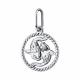Серебряная подвеска Знак зодиака Рыбы TALANT 55-72-0000-13096