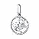Серебряная подвеска Знак зодиака Рыбы TALANT 55-72-0000-13096