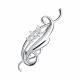 Серебряная брошь TALANT 60-72-0001-13015 с фианитом
