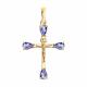Золотая подвеска SOKOLOV 6034178 с танзанитом