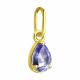 Подвеска из лимонного золота SOKOLOV 6034179-2 с танзанитом