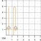 Золотые серьги Золотые узоры 62-0012 с цирконием