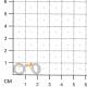 Золотые серьги Золотые узоры 62-0148 с фианитом и цирконием