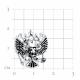 Серебряная брошь TALANT 63-76-0000-15509