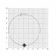 Браслет из белого золота SOKOLOV 7050013-3 с чёрным бриллиантом