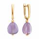 Золотые серьги SOKOLOV 729270 с аметистом