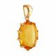Золотая подвеска SOKOLOV 732907 с цитрином