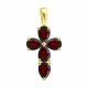 Золотая подвеска SOKOLOV 732951-2 с гранатом