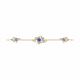 Золотой браслет SOKOLOV 750394 с топазом Swarovski и Swarovski