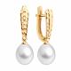 Золотые серьги SOKOLOV 792487 с жемчугом