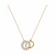 Золотое колье SOKOLOV 81070037 с Swarovski