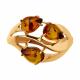 Серебряное кольцо SOKOLOV 83010287 с янтарём