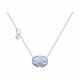 Серебряное колье SOKOLOV 83070026 с агатом