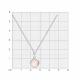 Серебряное колье SOKOLOV 83070042-91 с кварцем