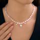 Серебряное колье SOKOLOV 83070066 с фианитом, кварцем, эмалью и миксом камней