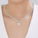 Серебряное колье SOKOLOV 83070073 с амазонитом
