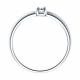 Помолвочное кольцо из серебра SOKOLOV с бриллиантом 87010016