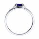 Серебряное кольцо SOKOLOV 88010082 с сапфировым корундом