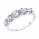 Серебряное кольцо SOKOLOV 89010041 с Swarovski