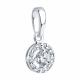 Серебряная подвеска SOKOLOV 89030072-91 с фианитом