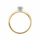 Золотое помолвочное кольцо SOKOLOV с бриллиантом 9010076