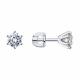 Серьги из белого золота SOKOLOV 9020060-46 с бриллиантом