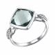 Серебряное кольцо SOKOLOV 92010872 с фианитом и кварцем