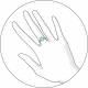 Серебряное кольцо SOKOLOV 92010946 с топазом, фианитом и хризолитом