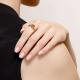 Серебряное кольцо SOKOLOV 92011089-91 с фианитом и цитрином