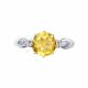 Серебряное кольцо SOKOLOV 92011089-91 с фианитом и цитрином