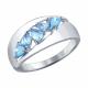Серебряное кольцо SOKOLOV 92011100 с топазом