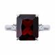 Серебряное кольцо SOKOLOV 92011270-91 с фианитом и гранатом