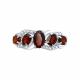 Серебряное кольцо SOKOLOV 92011858-91 с фианитом и гранатом
