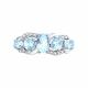 Серебряное кольцо SOKOLOV 92011859-91 с топазом и фианитом