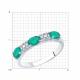 Серебряное кольцо SOKOLOV 92012026-91 с фианитом и агатом