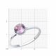 Серебряное кольцо SOKOLOV 92012039-91 с аметистом