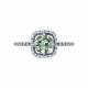 Серебряное кольцо SOKOLOV 92014274-91 с фианитом и празиолитом